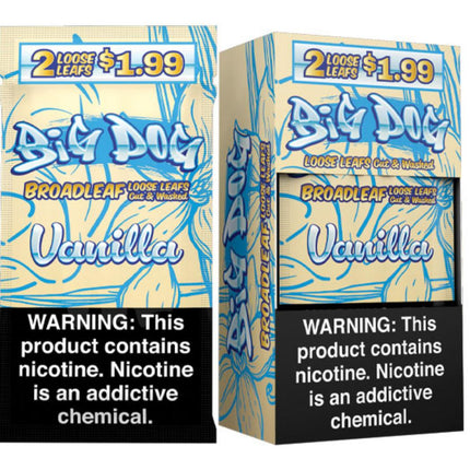 BIG DOG 2/$1.99 VANILLA 20CT