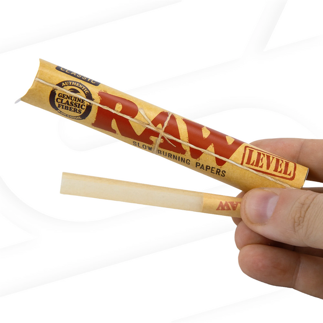 RAW CLASSIC LEVEL 6PK CONES 24PACKS