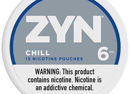 ZYN NICOTINE POUCHES 6MG -  5ROLLS
