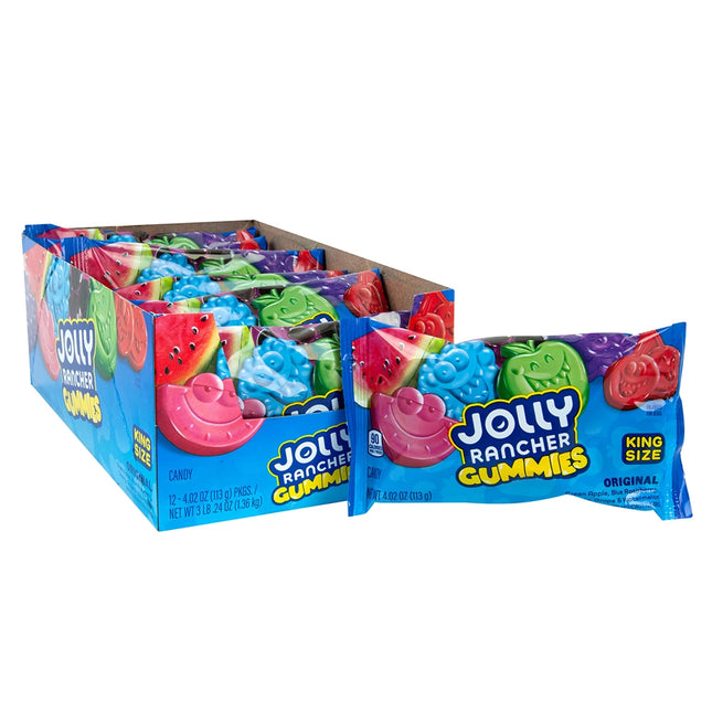 JOLLY RANCHER 4.02oZ KING SIZE GUMMIES ORIGINAL 12PACK