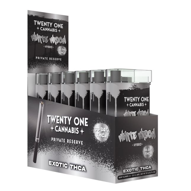 21 3.5G FLOWER WHITE WIDOW 6PK