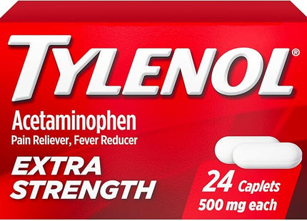 TYLENOL EXTRA STRENGTH 24CAPLETS 6PACK