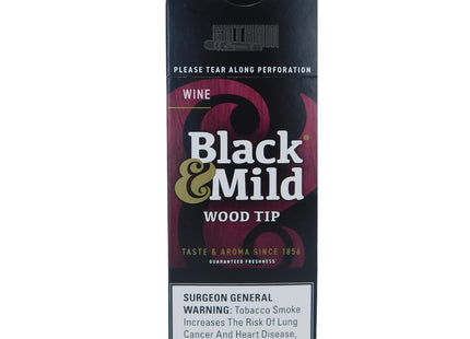 BLACK & MILD  25 CIGARS EXCISE TAX PAID