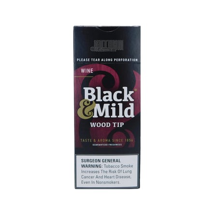 BLACK & MILD WINE WOOD TIP 25PK