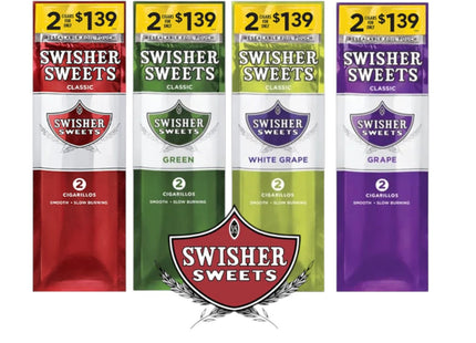 SWISHER SWEETS CIGARILLOS 2 FOR $1.39 - 30 PACKS