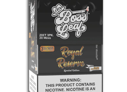 BOSS LEAF 20CT-3PK (71% EXCISE TAX PAID)