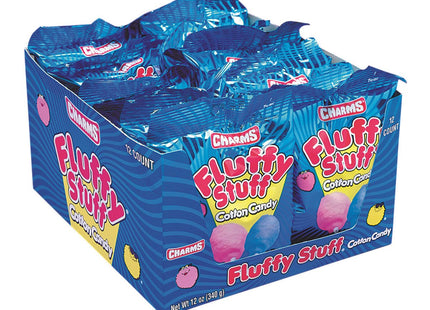 CHARMS 1oZ FLUFFY STUFF COTTON CANDY 12COUNT