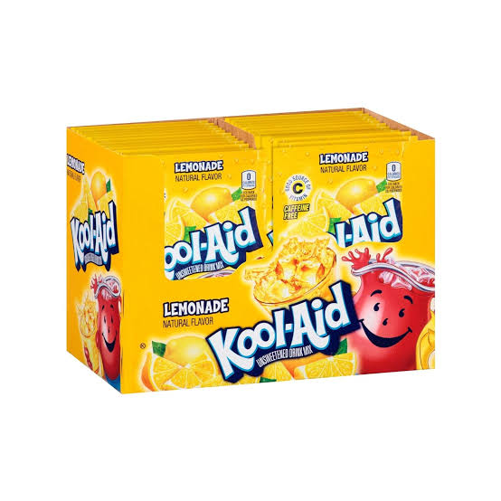 KOOL-AID 0.14oZ 48PACKS LEMONADE 1BOX