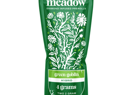 MEADOW 4G  THC-A 4G DUAL DIAMOND INFUSED PRE-ROLLS 12 PACK