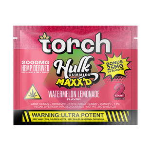 TORCH HULK MAXX'D 2000MG GUMMIES 20PACKS