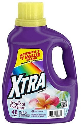X-TRA DETERGENT LIQUID TROPICAL PASSION 6COUNT