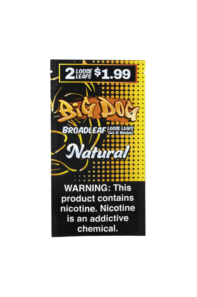 BIG DOG 2/$1.99 NATURAL 20CT