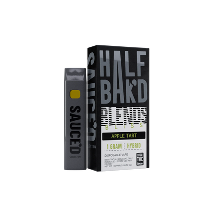 HALF BAK'D BLISS BLEND 1G DISPOSABLE APPLE TART 5PACK