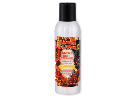 SMOKE ODOR SPRAY PEACE & LOVE 7oz 1COUNT
