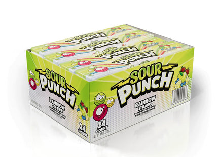 SOUR PUNCH 2oZ STRAWS RAINBOW 24COUNT