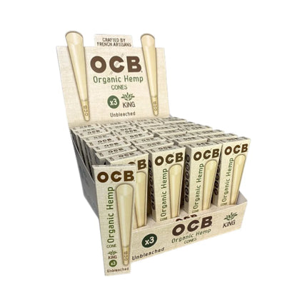 OCB HEMP CONES KING - 32X3 PK