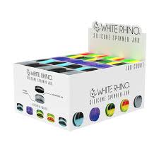 WHITE RHINO SILICONE SPINNER JAR -100CT