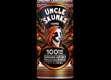 UNCLE SKUNKS 100MG CRAFT SODA 12 FL OZ  24COUNT