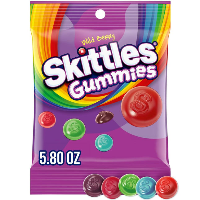 SKITTLES 5.8oZ SOUR GUMMIES WILD BERRY 1COUNT