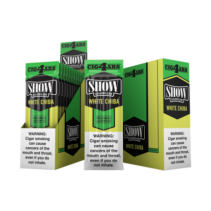 SHOW 4CIGARS WHITE CHIBA 15PK