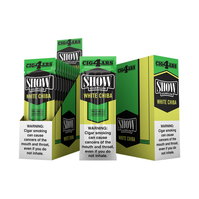 SHOW 4CIGARS WHITE CHIBA 15PK