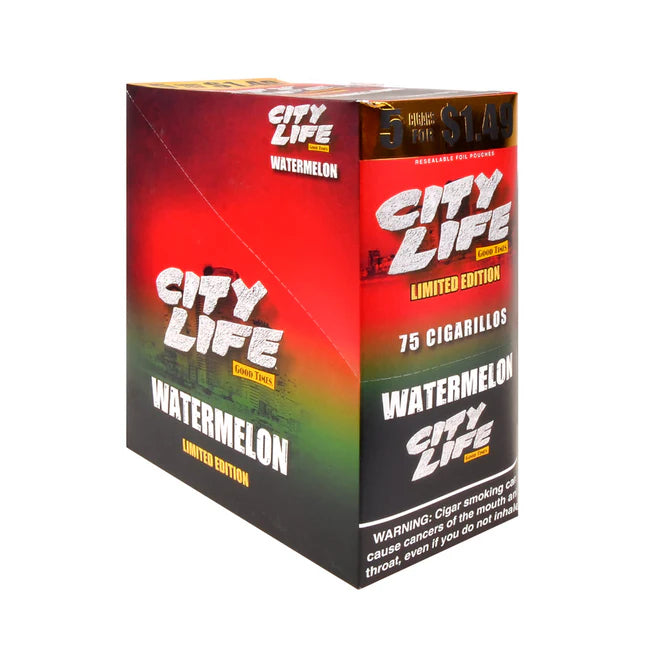 CITY LIFE PRE-PRICED 5 FOR $1.59 15PACKS Milwaukee Import CITY LIFE PRE-PRICED 5 FOR $1.59 15PACKS Milwaukee Import