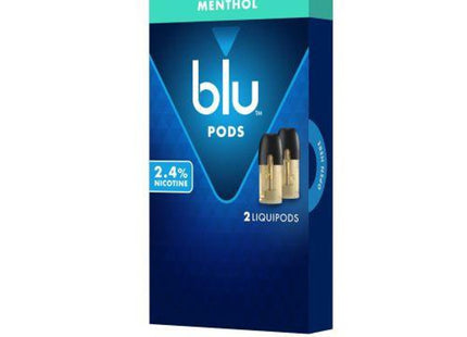 BLU PODS 2.4%NIC MENTHOL 5PK
