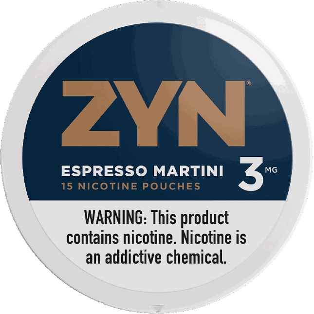 ZYN NICOTINE POUCHES 3MG - ESPRESO MARTINI 5ROLLS