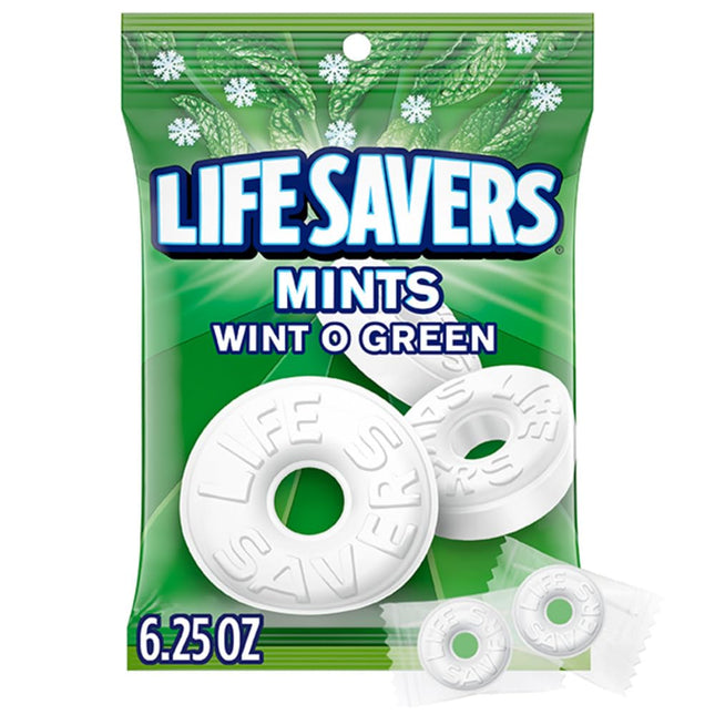 LIFESAVERS 6.25oZ MINTS WINT-O-GREEN 1COUNT