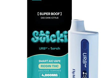URB STICKI SMART AIO ROSIN THC 4G DISPOSABLE  6 PK