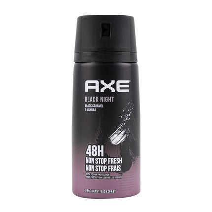 AXE SPRAY BLACK NIGH 150ML 12PK