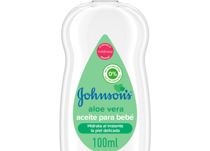 J&J BABY OIL ALOE 100ML