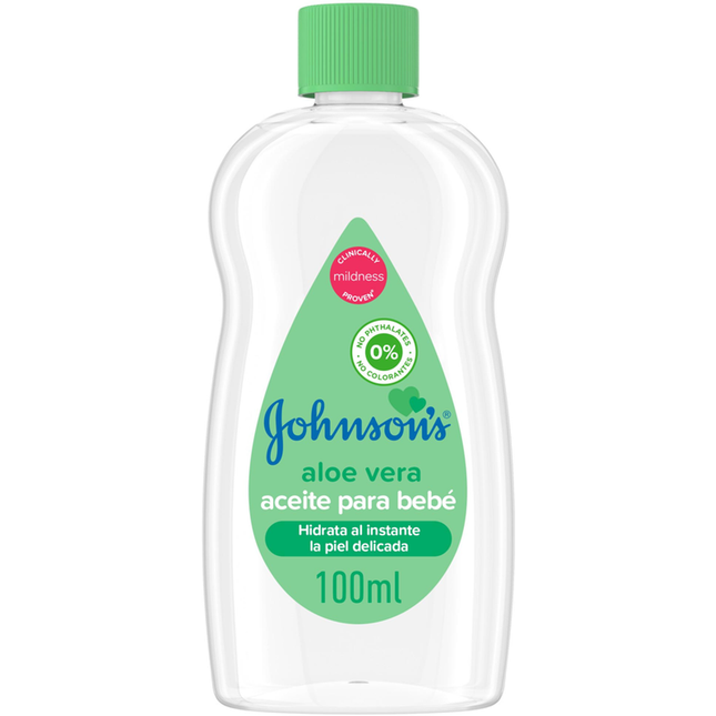 J&J BABY OIL ALOE 100ML