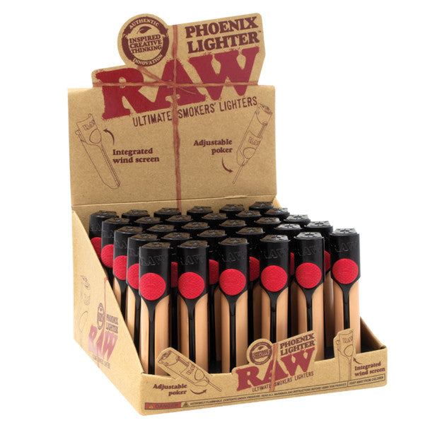 RAW PHEONIX LIGHTERS 30 PK CLAS
