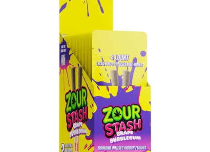 ZOUR  1.5G THC-A INFUSED PRE-ROLL - PRE-PRICES 7.99$ 10PKS - 2CT