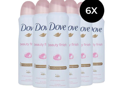 DOVE BEAUTY FINISH DEO 6X150ML