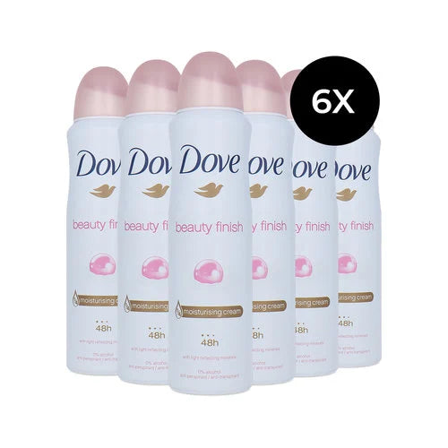 DOVE BEAUTY FINISH DEO 6X150ML