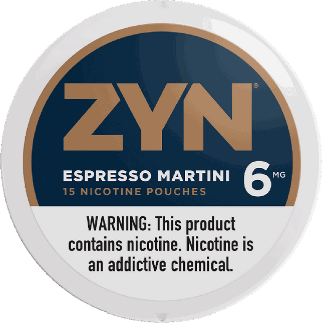 ZYN NICOTINE POUCHES 6MG - ESPRESO MARTINI 5ROLLS