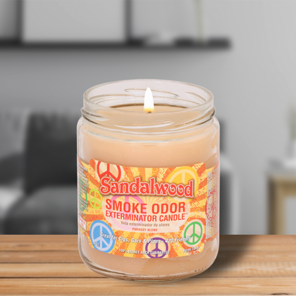 SMOKE CANDLE |SANDAL WOOD13 OZ