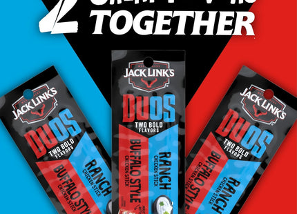 JACK LINK'S DUO'S 1.84oZ FRANK'S REDHOT & RANCH 20COUNT