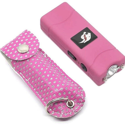 CHEETAH COMBO STUN GUN & PEPPER SPARY PINK COLOR
