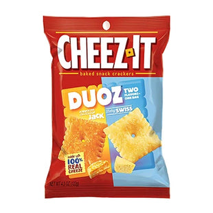 CHEEZ-IT 4.5oZ DUOZ CHEDDAR JACK & BABY SWISS 6PACK