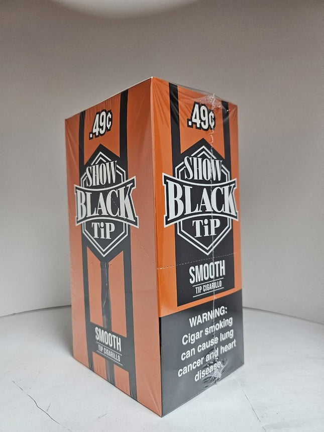 SHOW BLACK TIP SMOOTH 25 CT
