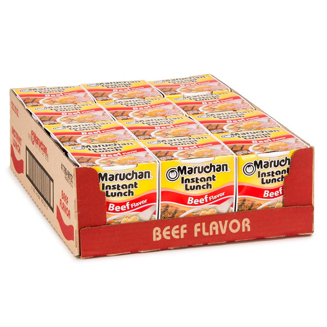 MARUCHAN 2.25oZ INSTANT LUNCH BEEF FLAVOR 12COUNT