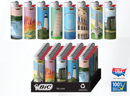 BIC LIGHTER TRAVEL 50CT