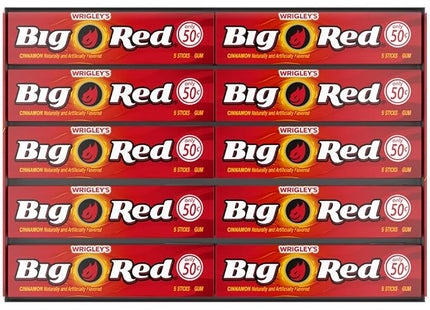 WRIGLEY'S BIG RED 50CENTS GUM 40PACKS