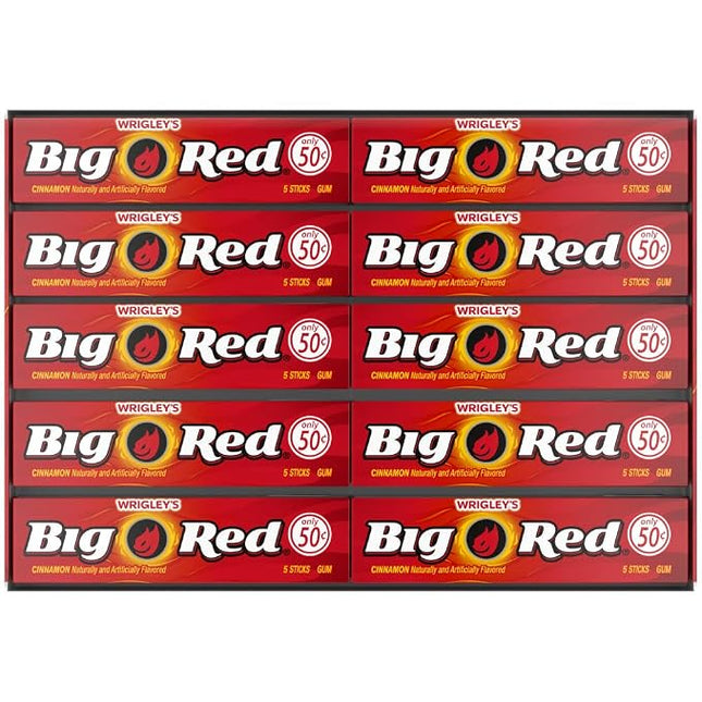 WRIGLEY'S BIG RED 50CENTS GUM 40PACKS