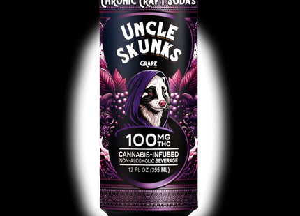 UNCLE SKUNKS 100MG CRAFT SODA 12 FL OZ  24COUNT