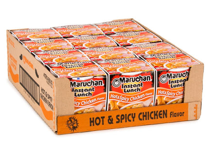 MARUCHAN 2.25oZ INSTANT LUNCH FLAMIN' HOT CHICKEN FLAVOR 12COUNT