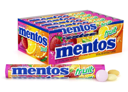 MENTOS ROLLS FRUIT FLAVOR 15PACKS